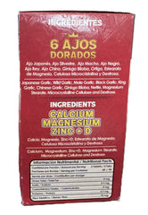 - CALCIO MAGNESIO ZINC+D - Linia 6 Ajos Dorados