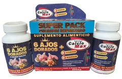 - Tabletas Calcio Max - Linia 6 Ajos Dorados