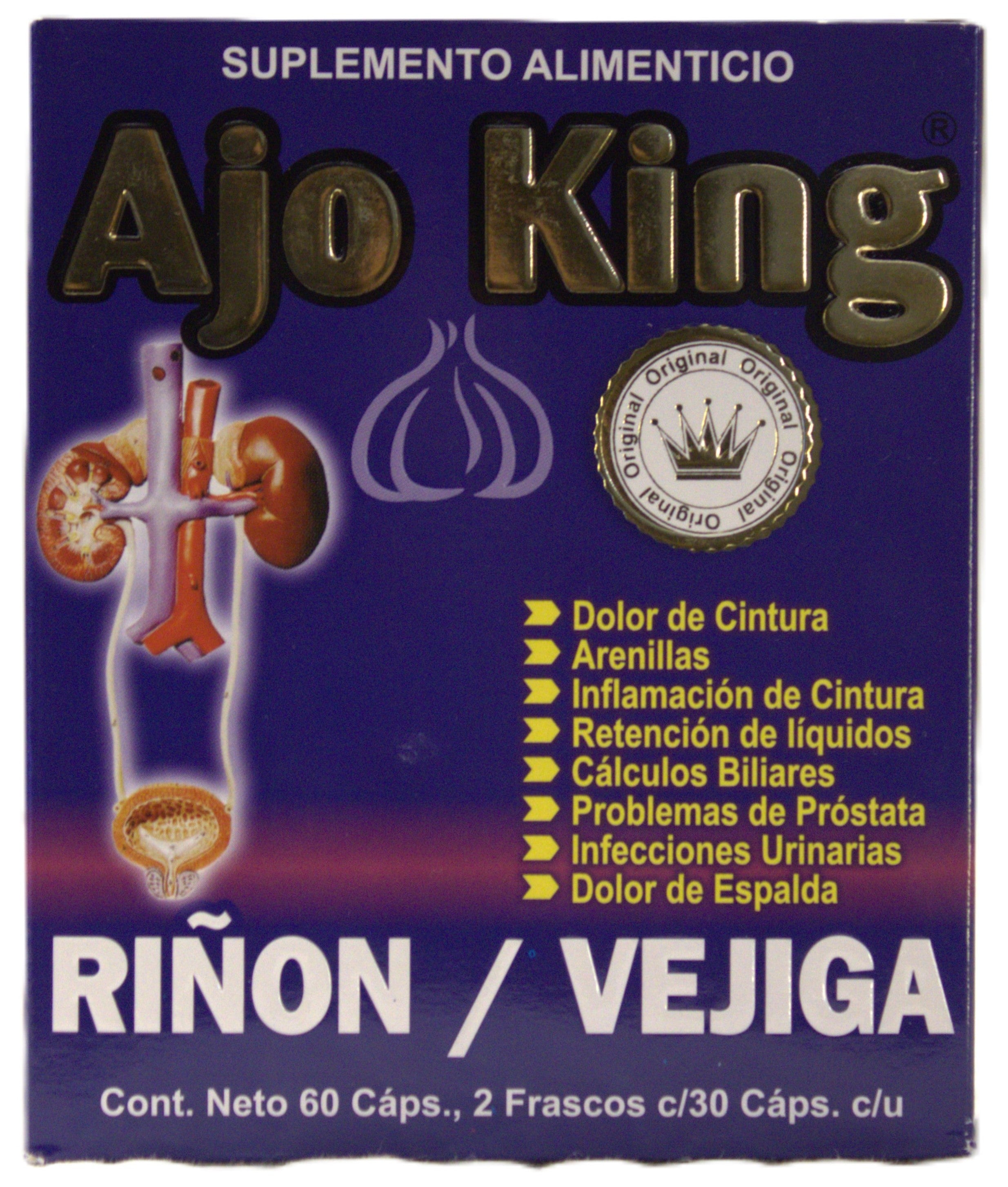 -Riñon / Vejiga- Ajo King – Mexican Natural Products